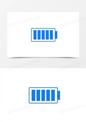 手机状态栏矢量电量图标素材