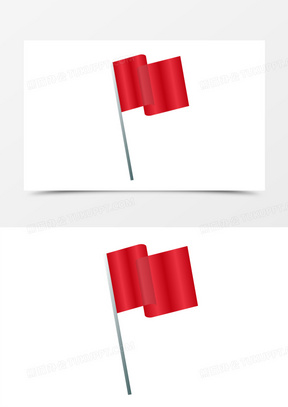 飘扬的红旗图片素材