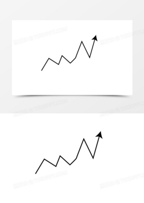 曲线上升图片素材