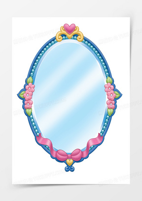 镜子卡通图片素材