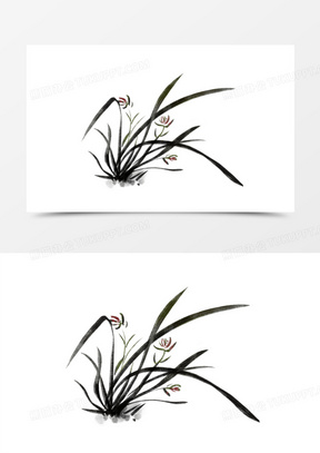 古风兰花图片素材