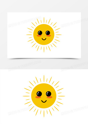 太阳图片卡通简洁图片