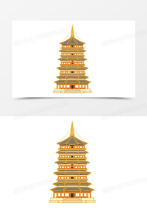 雷峰塔图片素材