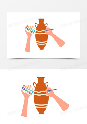 陶瓷元素图片素材