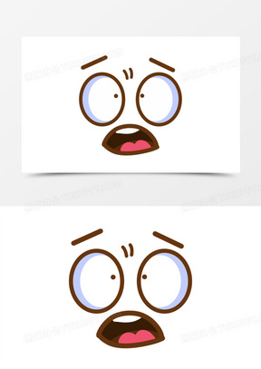 害怕表情图片素材