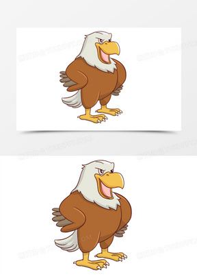 卡通老鹰图片素材