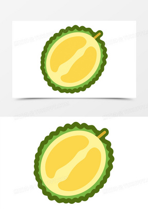 榴莲卡通图片素材