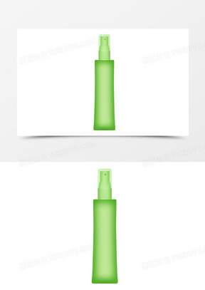 手绘卡通防蚊花露水素材