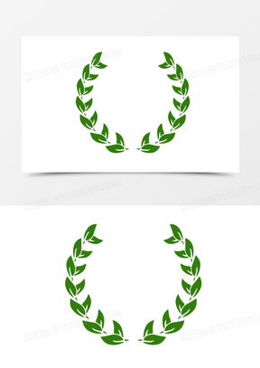 橄榄枝边框图片素材