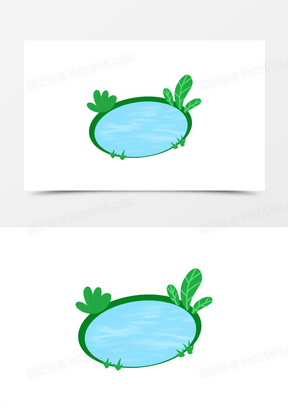 小水坑免抠素材130卡通手绘水坑插画元素10手绘水坑免抠元素110手绘