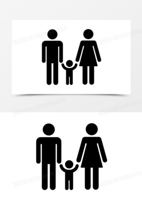 一家三口图片素材