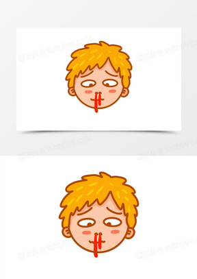 流鼻血图片素材