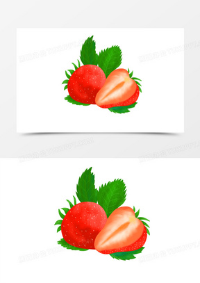 卡通草莓图片素材