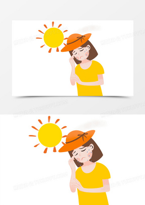 炎热夏季图片素材