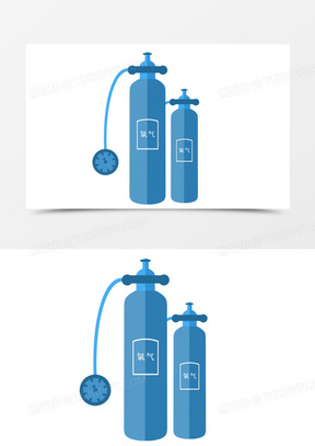 小氧气瓶卡通图片图片