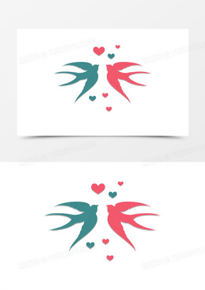 比翼鸟图片素材