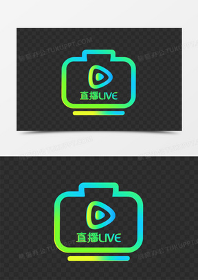 简约卡通手绘直播图标元素