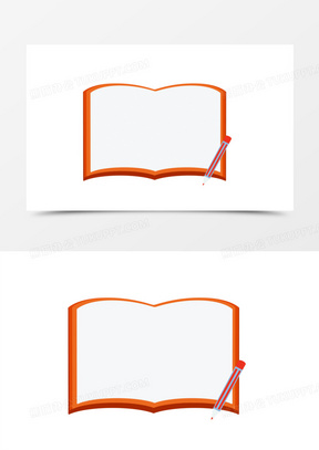 书本形边框怎么画图片