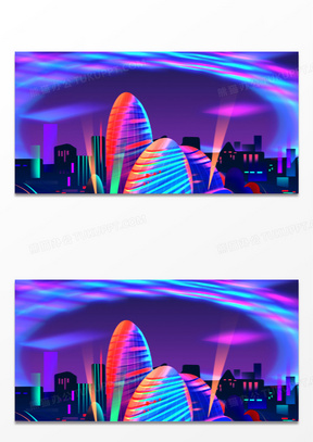 简约大气酷炫渐变镭射酸性背景背景图片素材免费下载 熊猫办公