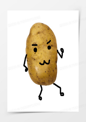创意手绘土豆