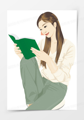 坐着的女人头像图片动漫可爱