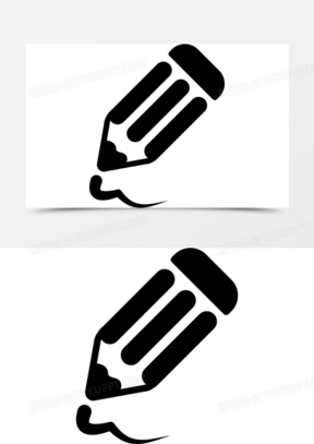 铅笔工具符号图标