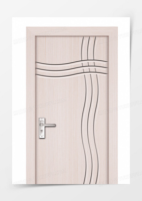 手绘白色现代花纹门框