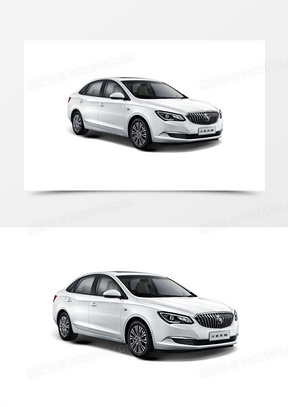 白色比亚迪轿车侧面图