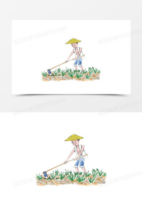 农民伯伯除草图260胡萝卜椰菜花土豆583篱笆护栏211卡通矢量图240白色