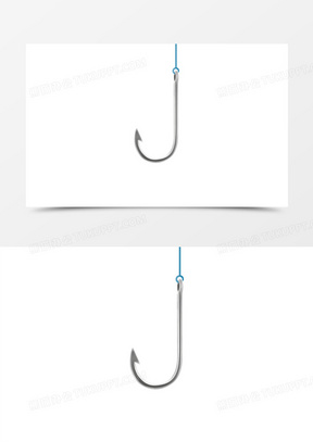 鱼钩图片素材
