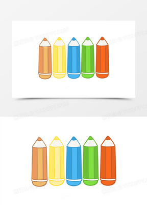 蜡笔卡通图片素材