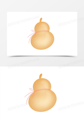 卡通酒葫芦元素