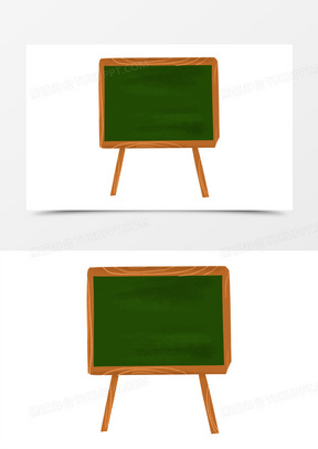 手绘黑板边框免抠素材