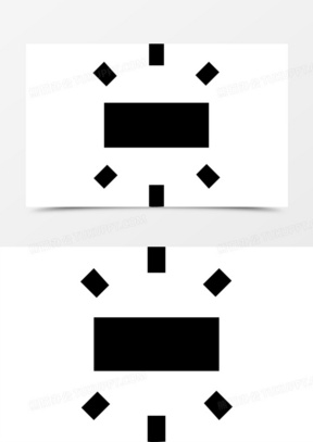 长方形图标图片素材