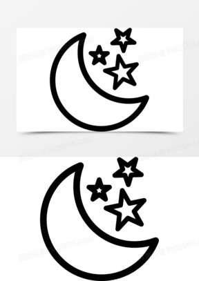 月亮和星星图片素材