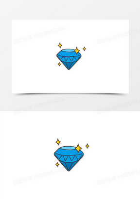 卡通钻石图片素材