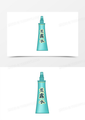 手绘花露水免抠素材