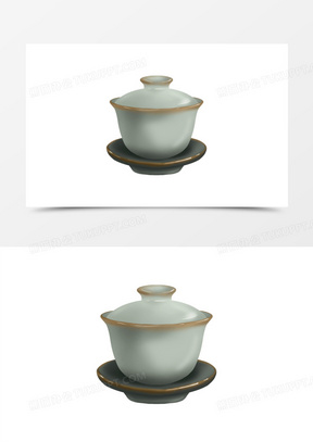 盖碗茶图片素材
