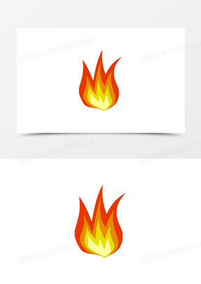 火苗卡通图片素材