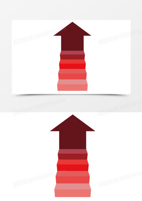 上升阶梯素材764箭头素材772立体蓝色阶梯绿色箭头ppt装饰1121矢量