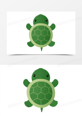 乌龟花纹卡通图片
