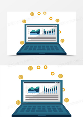 金融市场数据分析61市场营销推广150实用商务人物剪影矢量素材82517