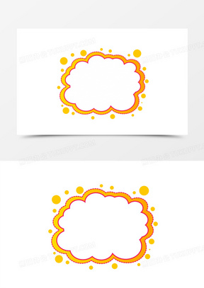 虚线对话框图片素材