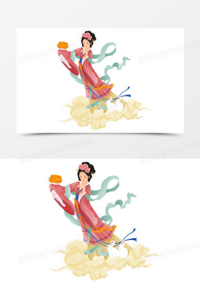 仙女下凡图片动漫头像可爱