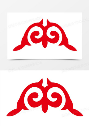 新疆花纹图片素材