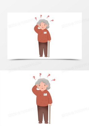 迷路卡通图片素材