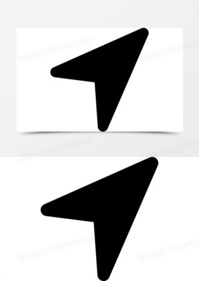 鼠标箭头显示右图标