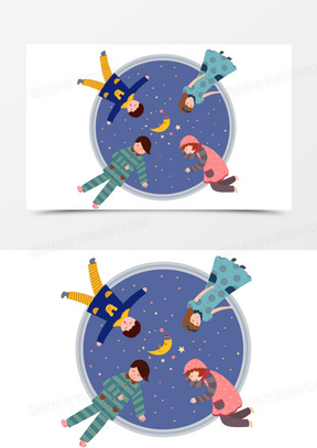 小孩子睡觉天马行空