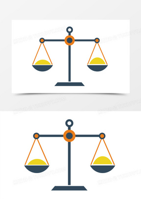 天平矢量图片素材