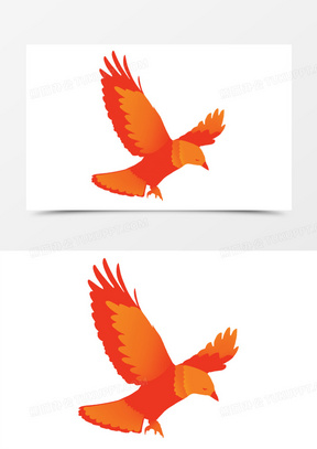 手绘雏鹰免抠装饰素材